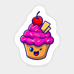 Cute Cupcake Sticker